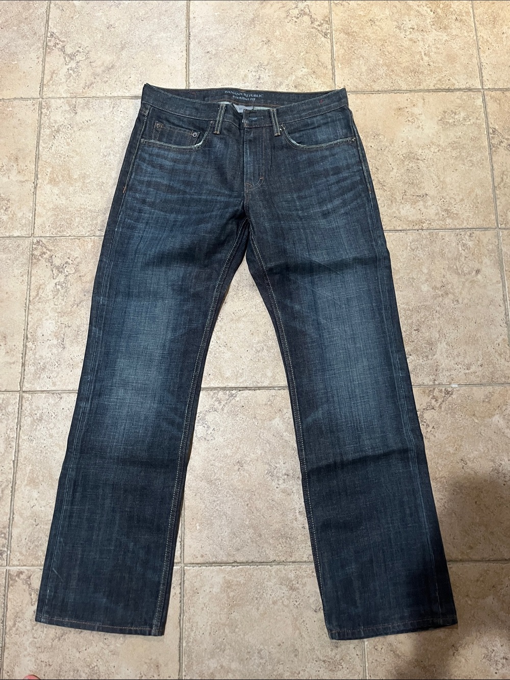 Banana Republic Men's Indigo Straight Jeans
